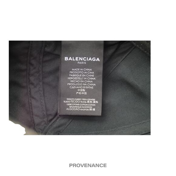 🔴 Balenciaga BB Europe Embroidered Cap - Washed Black - Picture 8 of 9
